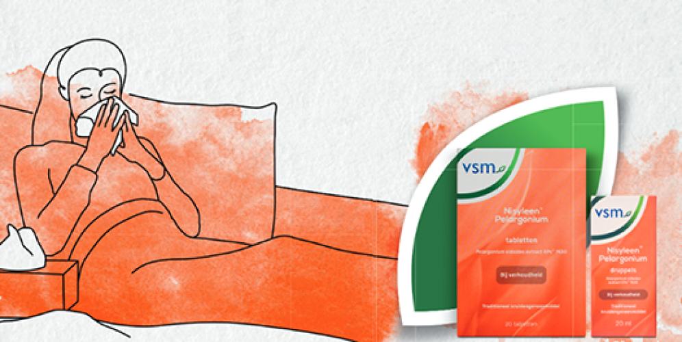 Sneller van de verkoudheid af met VSM Nisyleen Pelargonium! - UniPharma